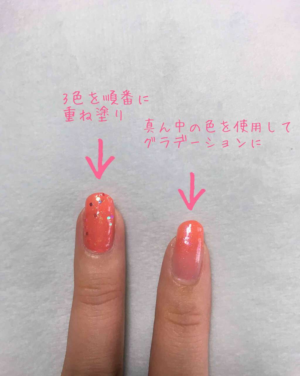 BW ネイルカクテル ティントハート/しまむら/マニキュアを使ったクチコミ(2枚目)