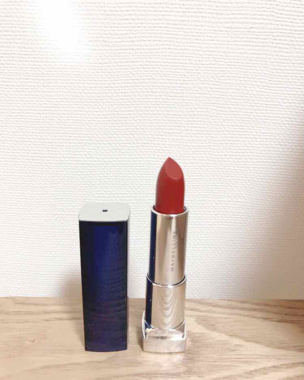 カラーセンセーショナル リップスティック B ＜ローデッド ボールズ コレクション＞ 05 モード バーガンディ/MAYBELLINE NEW YORK/口紅を使ったクチコミ（1枚目）