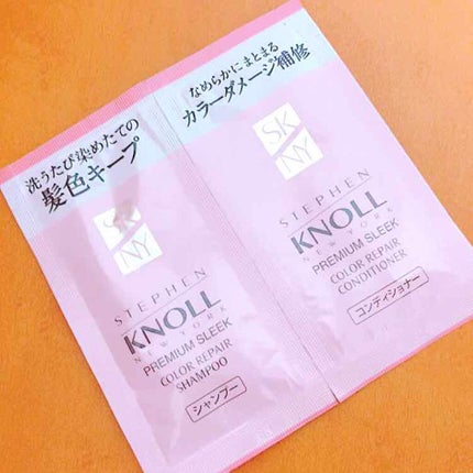 プレミアムスリーク カラーリペア シャンプー/スティーブンノル ニューヨーク/市販シャンプーを使ったクチコミ(1枚目)