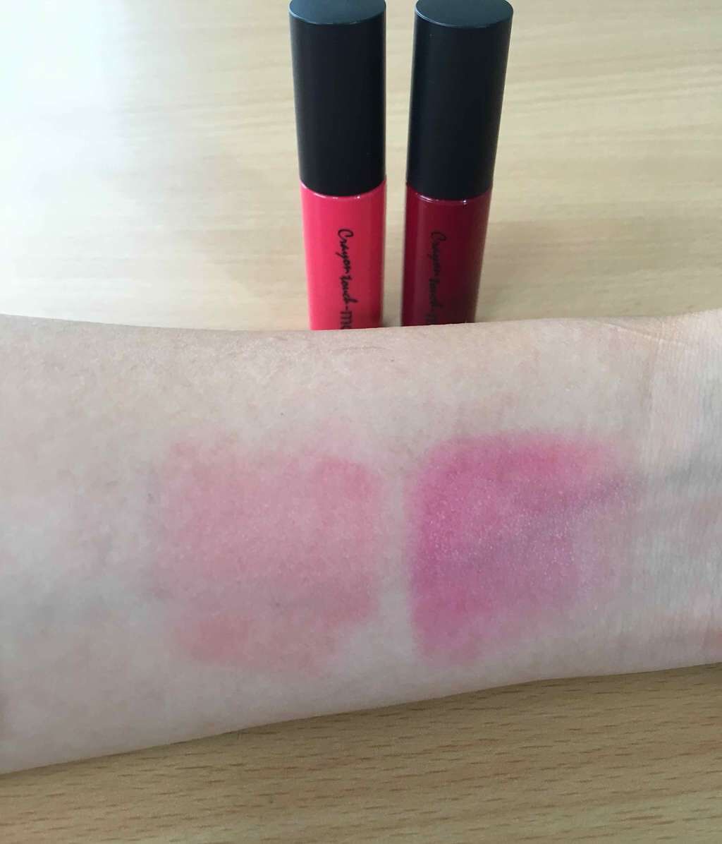 ベルベットリキッドルージュ/crayontouch-me/口紅を使ったクチコミ(3枚目)