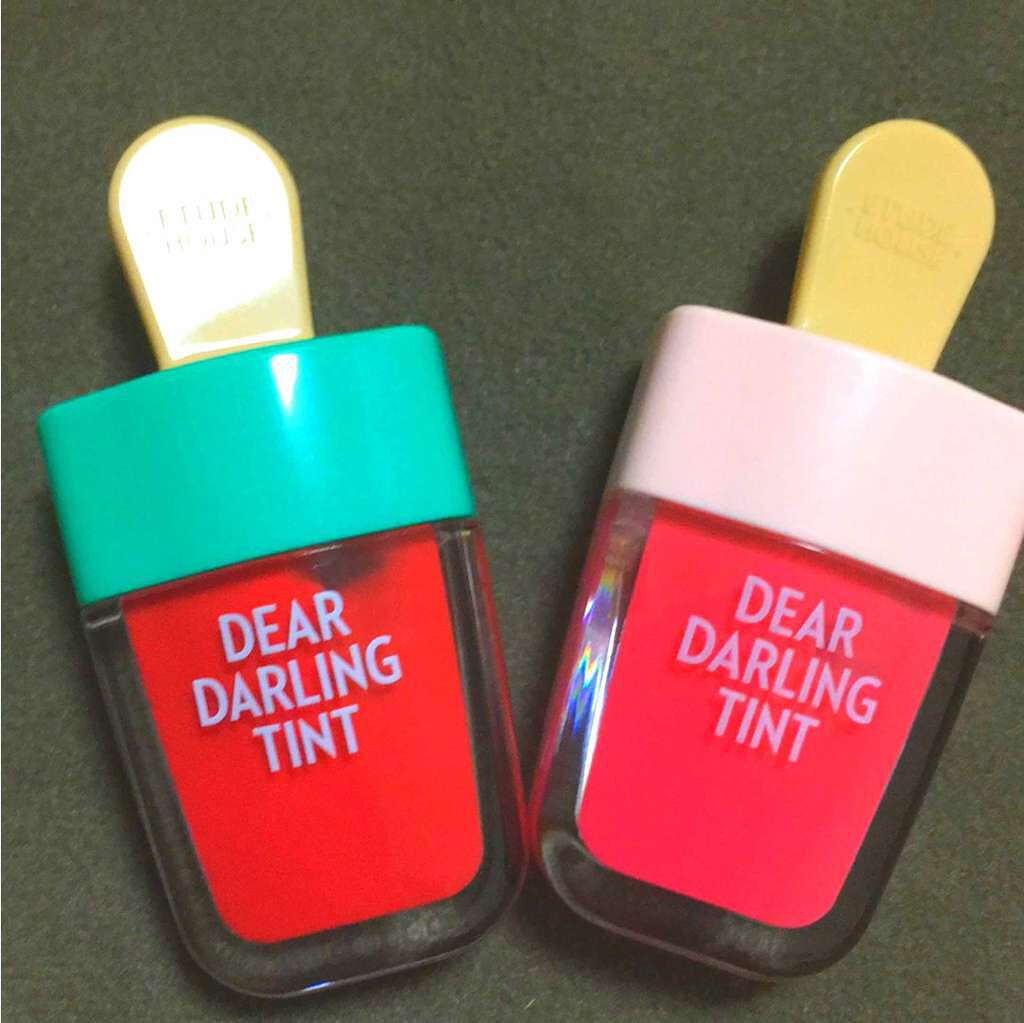 ディアダーリン ウォータージェルティント (アイスティント)/ETUDE/口紅を使ったクチコミ(1枚目)