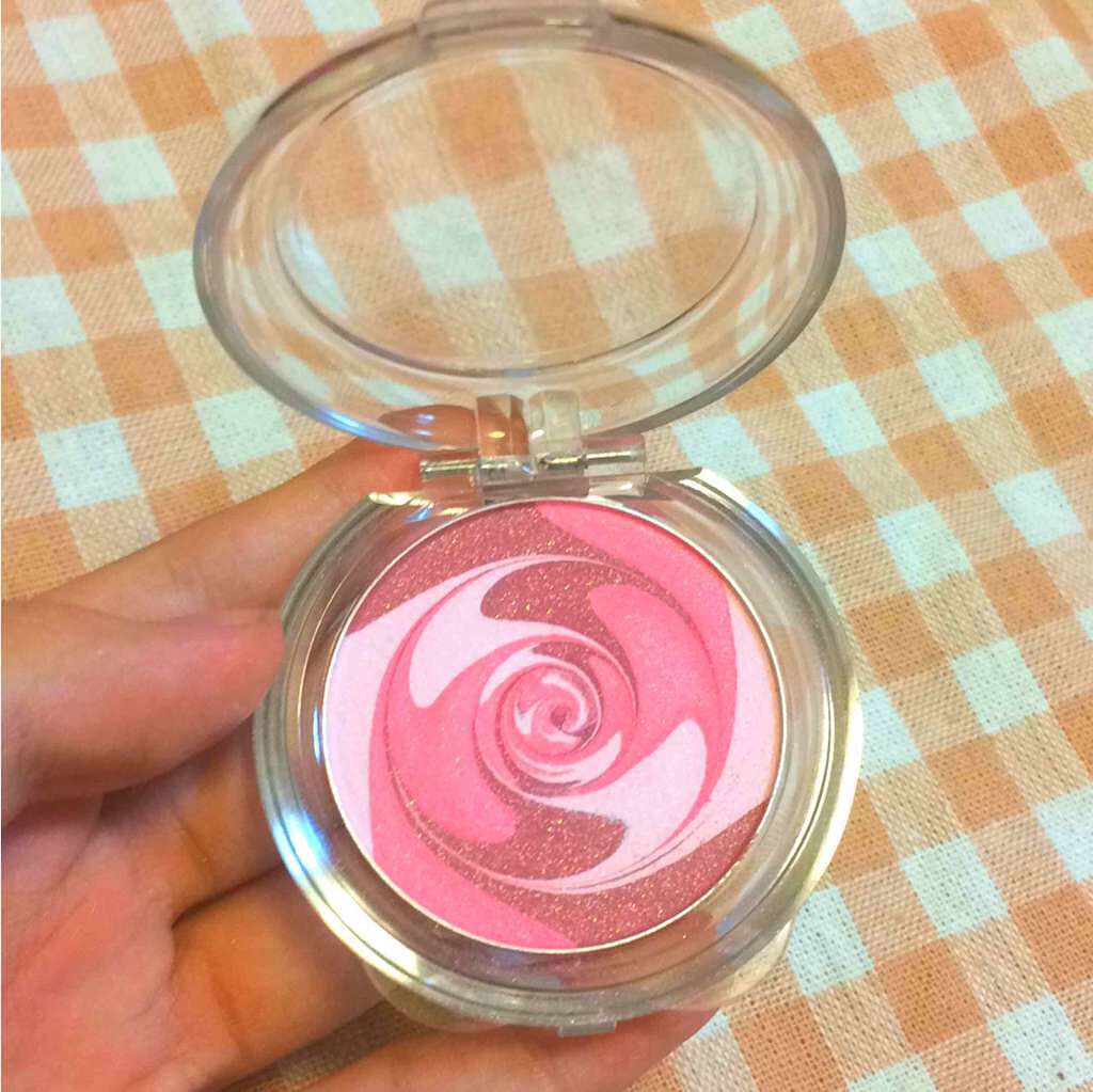 チークカラー マーブルタイプ/無印良品/パウダーチークを使ったクチコミ（1枚目）