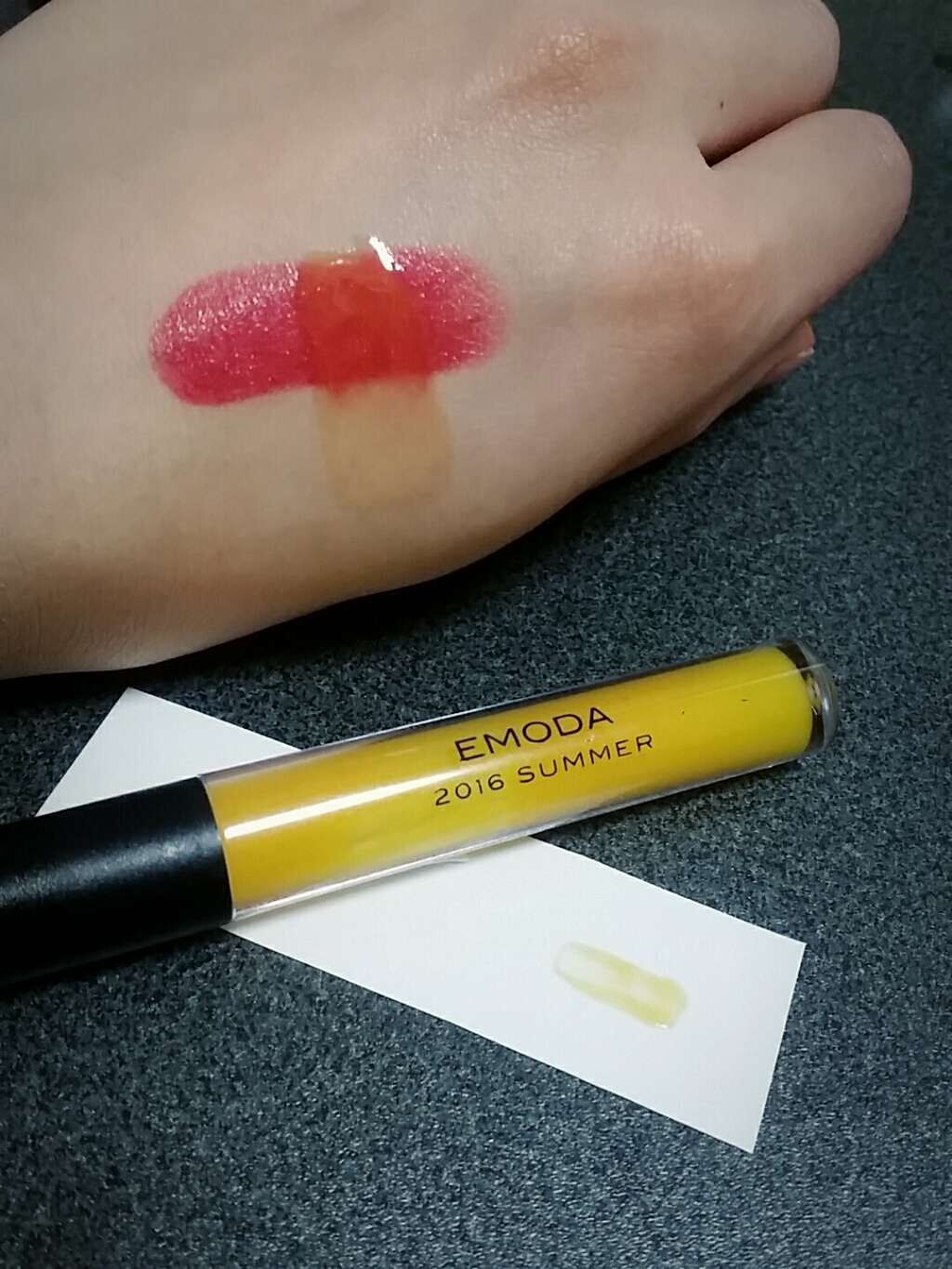 エモダ×ジェリー グロス/エモダ コスメティクス/リップグロスを使ったクチコミ(1枚目)