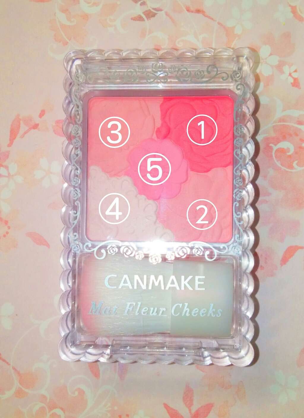 マットフルールチークス/キャンメイク/パウダーチークを使ったクチコミ(2枚目)