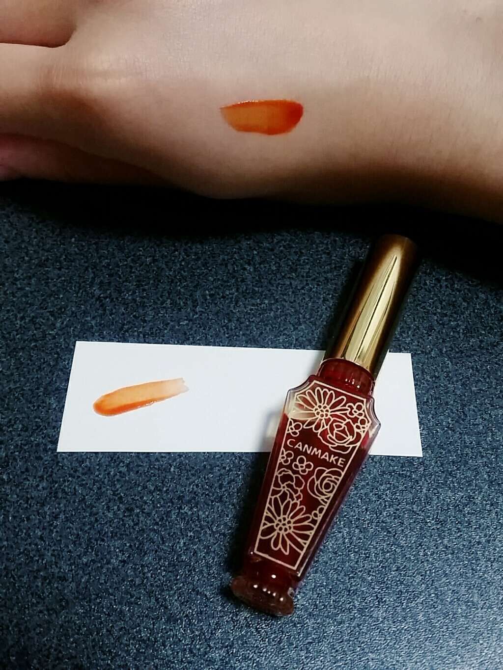 リップティントジャム/キャンメイク/リップグロスを使ったクチコミ(1枚目)