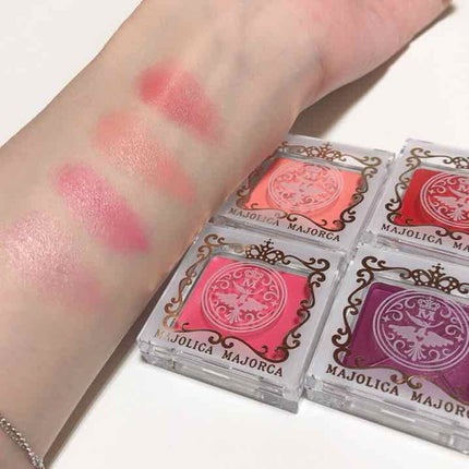 MAJOLICA MAJORCA メルティージェムのクチコミ「💎マジョマジョの新作💎.◌*
メルティージェム💗
((チークカラー・口紅・アイブロー)
¥9.....」(3枚目)