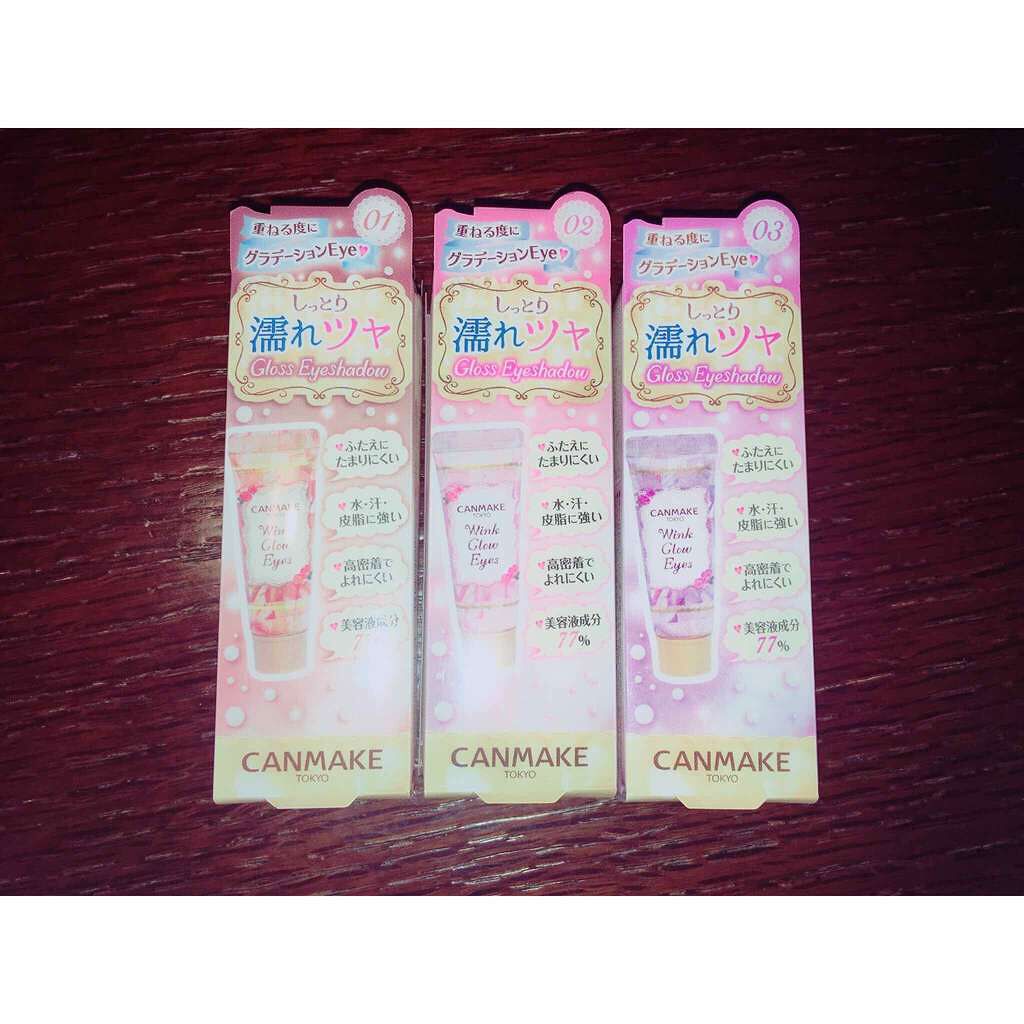 ウィンクグロウアイズ/キャンメイク/ジェル・クリームアイシャドウを使ったクチコミ(1枚目)