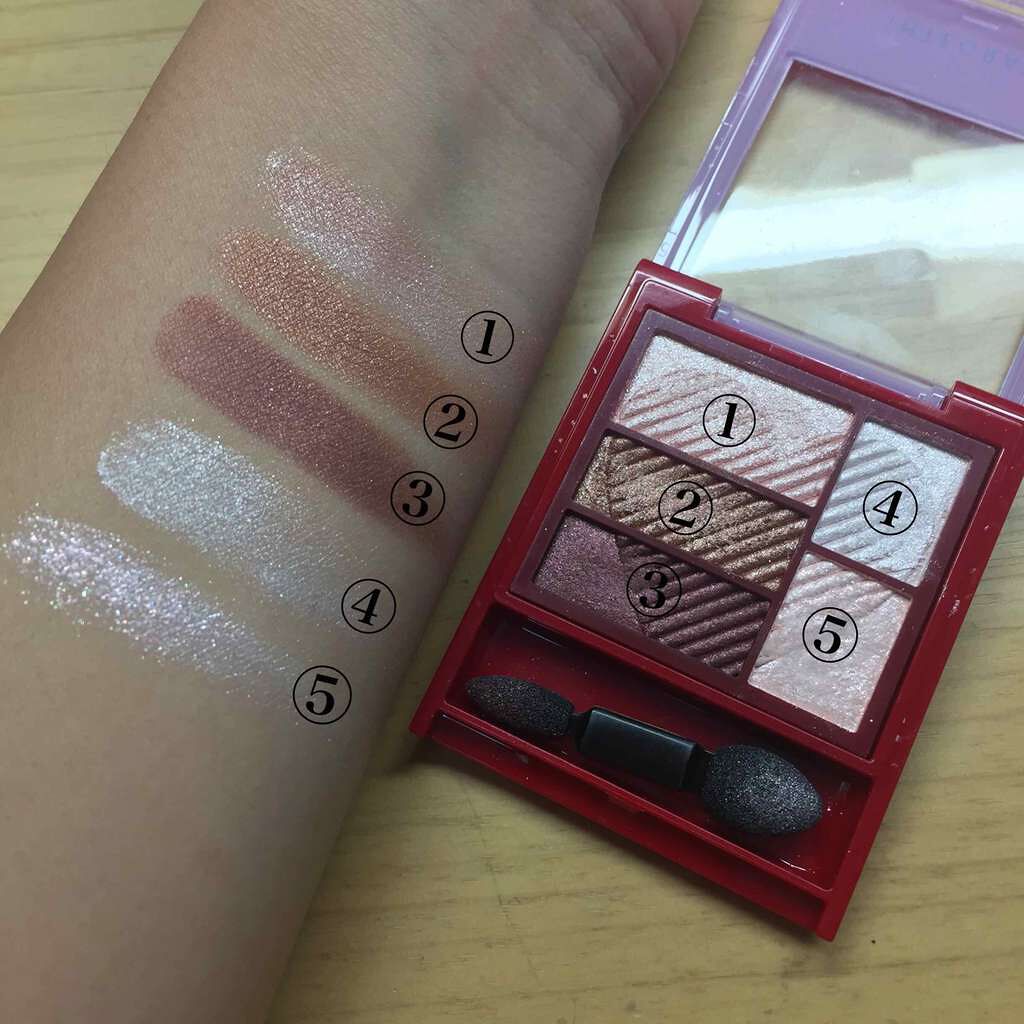 トリプルレシピアイズ/インテグレート/アイシャドウパレットを使ったクチコミ(2枚目)