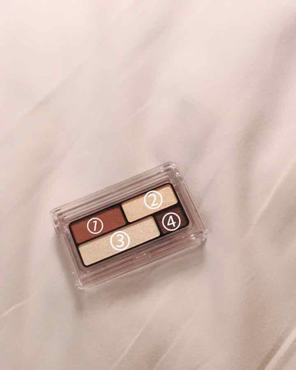 アイカラー（４色タイプ）（旧）/無印良品/アイシャドウパレットを使ったクチコミ（1枚目）