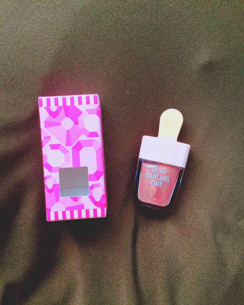 ディアダーリン ウォータージェルティント （アイスティント）/ETUDE/口紅を使ったクチコミ（1枚目）