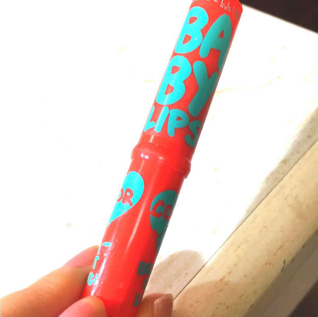 リップクリーム カラー BABY LIPS/MAYBELLINE NEW YORK/リップケアを使ったクチコミ(1枚目)