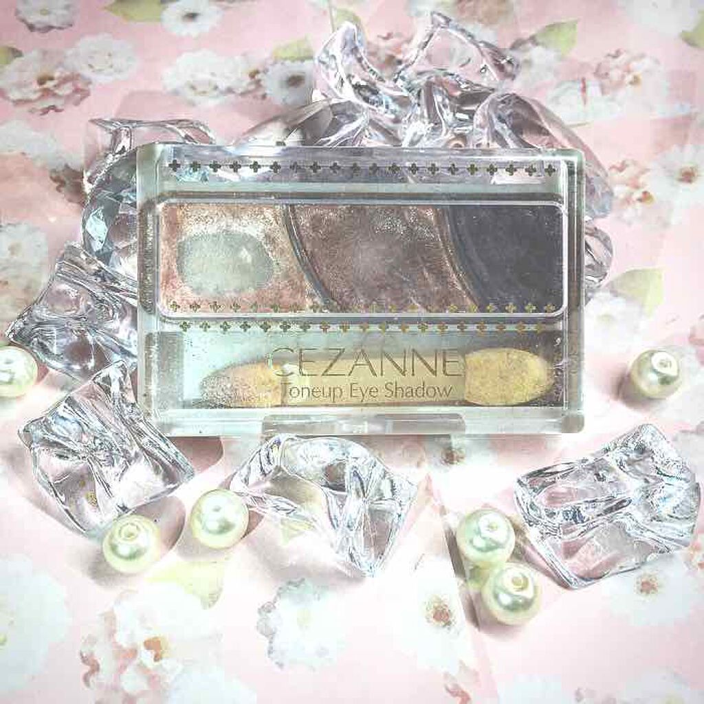 トーンアップアイシャドウ/CEZANNE/アイシャドウパレットを使ったクチコミ(1枚目)