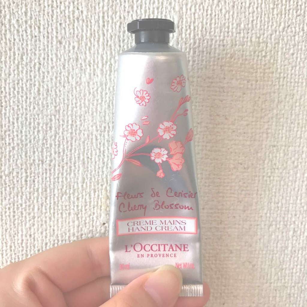 チェリーブロッサム ソフトハンドクリーム/L'OCCITANE/ハンドクリームを使ったクチコミ(1枚目)