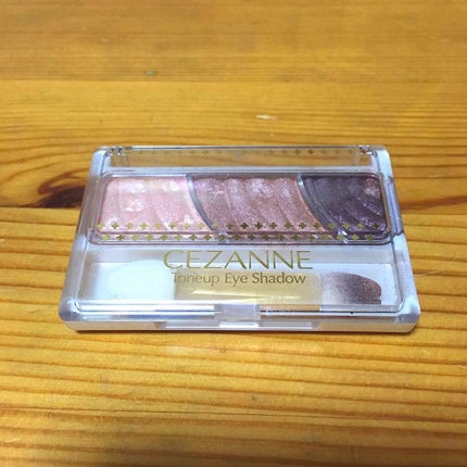 トーンアップアイシャドウ/CEZANNE/アイシャドウパレットを使ったクチコミ(1枚目)