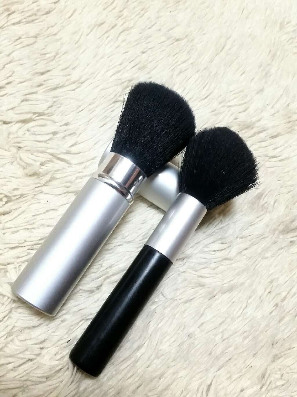 春姫 ファンデーションブラシ 大 ナチュラル/DAISO/メイクブラシを使ったクチコミ（1枚目）