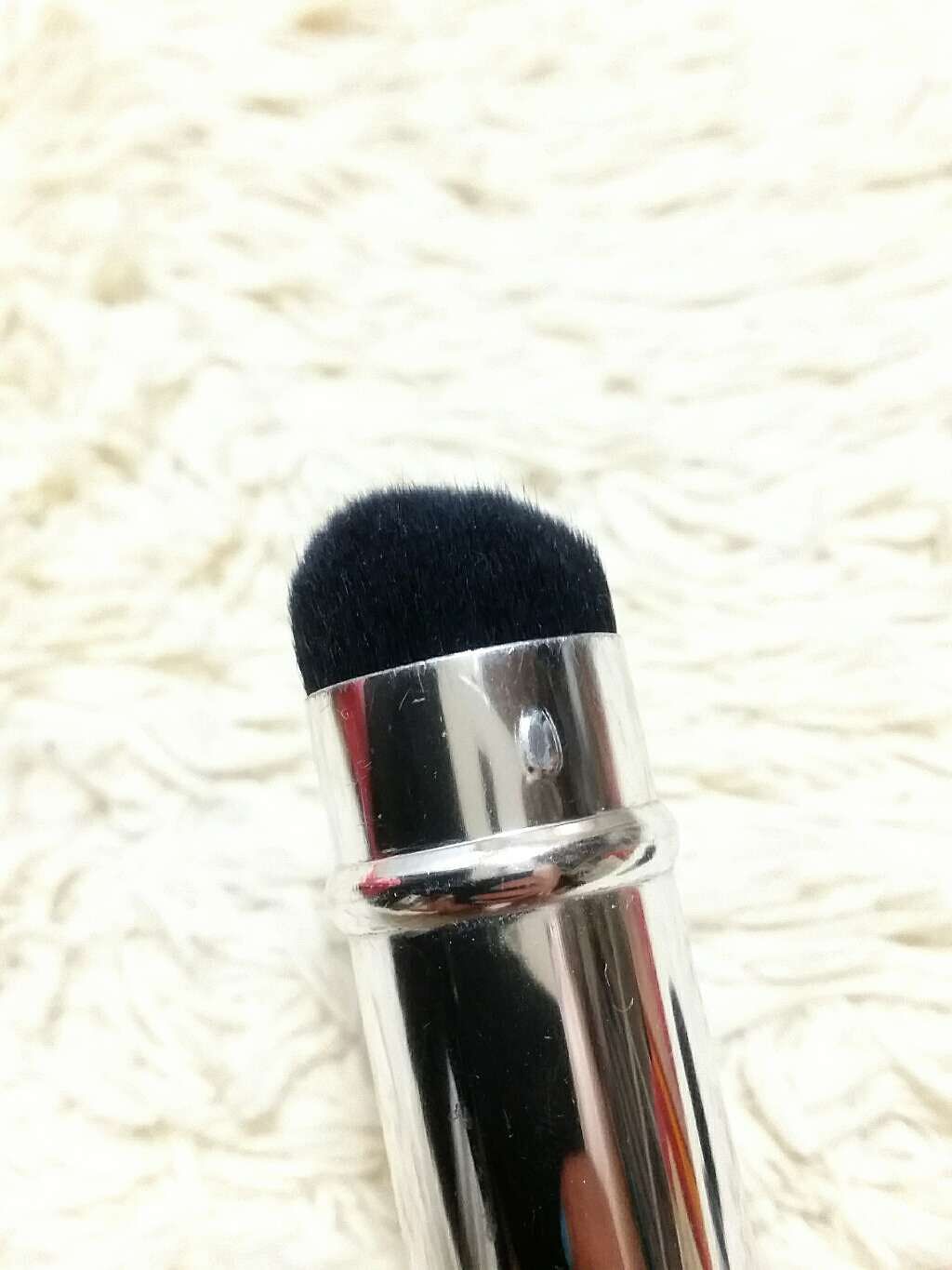 春姫 ファンデーションブラシ 大 ナチュラル/DAISO/メイクブラシを使ったクチコミ（3枚目）
