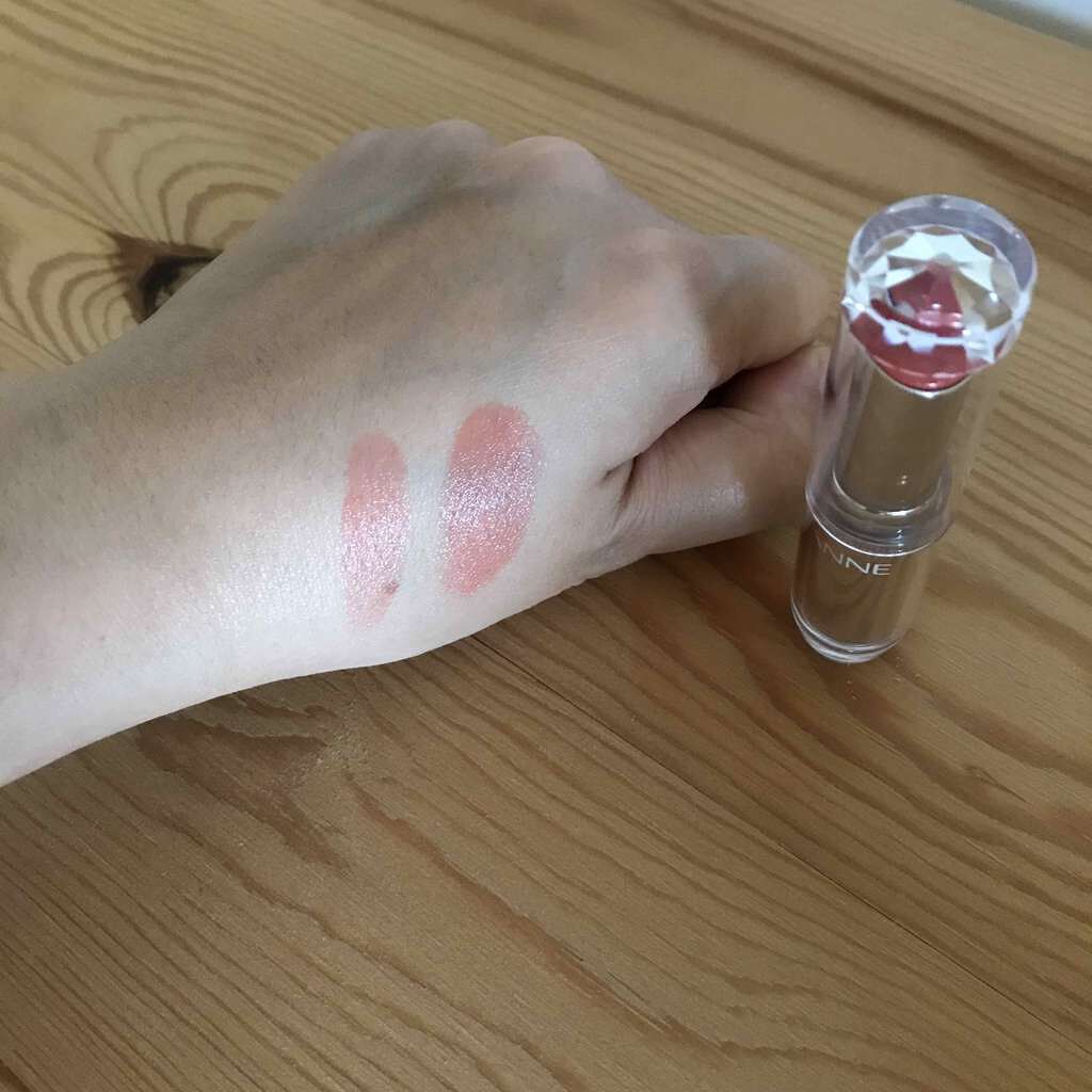 ラスティンググロスリップ/CEZANNE/口紅を使ったクチコミ（3枚目）