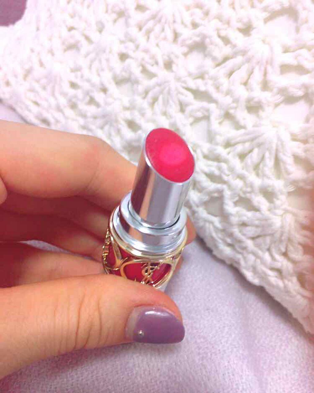 ヴォリュプテ ティントインバーム/YVES SAINT LAURENT BEAUTE/口紅を使ったクチコミ(2枚目)