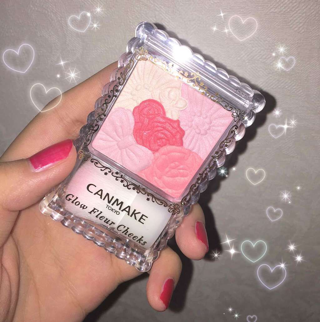 グロウフルールチークス/キャンメイク/パウダーチークを使ったクチコミ（1枚目）