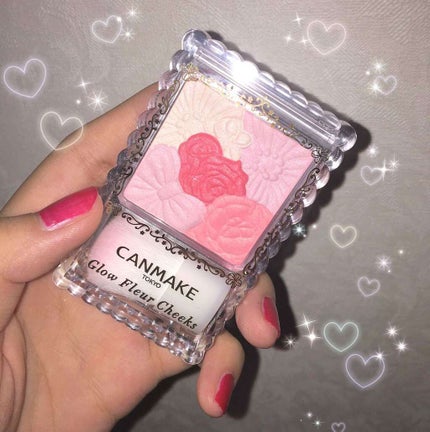 グロウフルールチークス/キャンメイク/パウダーチークを使ったクチコミ(1枚目)