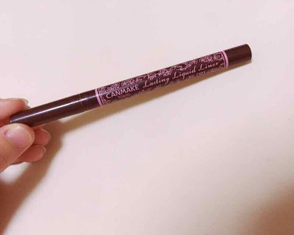 ラスティングリキッドライナー/キャンメイク/リキッドアイライナーを使ったクチコミ(1枚目)