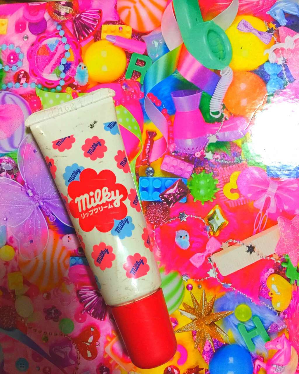 不二家 ミルキーリップクリーム/クレアボーテ/リップケアを使ったクチコミ（1枚目）