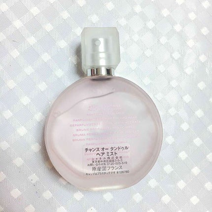 チャンス オー タンドゥル ヘア ミスト/CHANEL/ヘアミストを使ったクチコミ(2枚目)