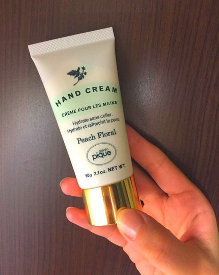 ハンドクリーム CRM(ピーチフローラル)/ジェラートピケ/ハンドクリームを使ったクチコミ(1枚目)