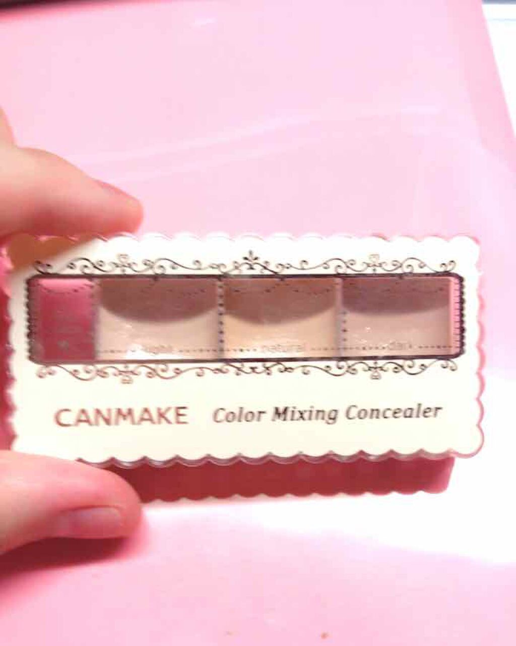 カラーミキシングコンシーラー/キャンメイク/パレットコンシーラーを使ったクチコミ(1枚目)
