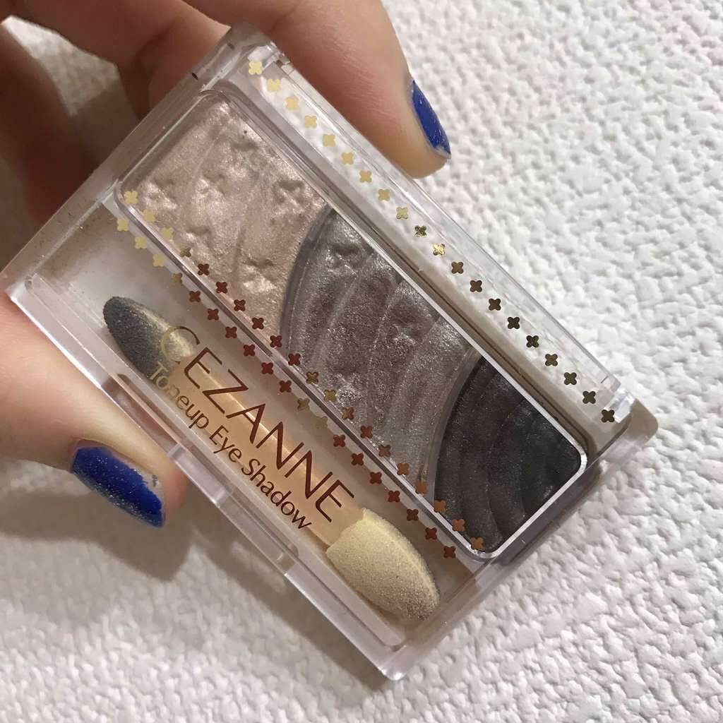 トーンアップアイシャドウ/CEZANNE/アイシャドウパレットを使ったクチコミ(1枚目)