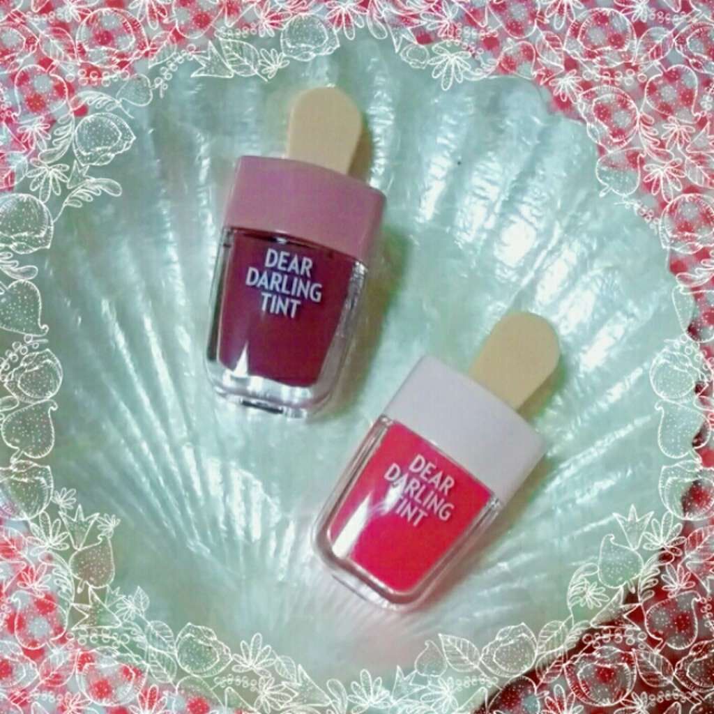 ディアダーリン ウォータージェルティント (アイスティント)/ETUDE/口紅を使ったクチコミ(1枚目)