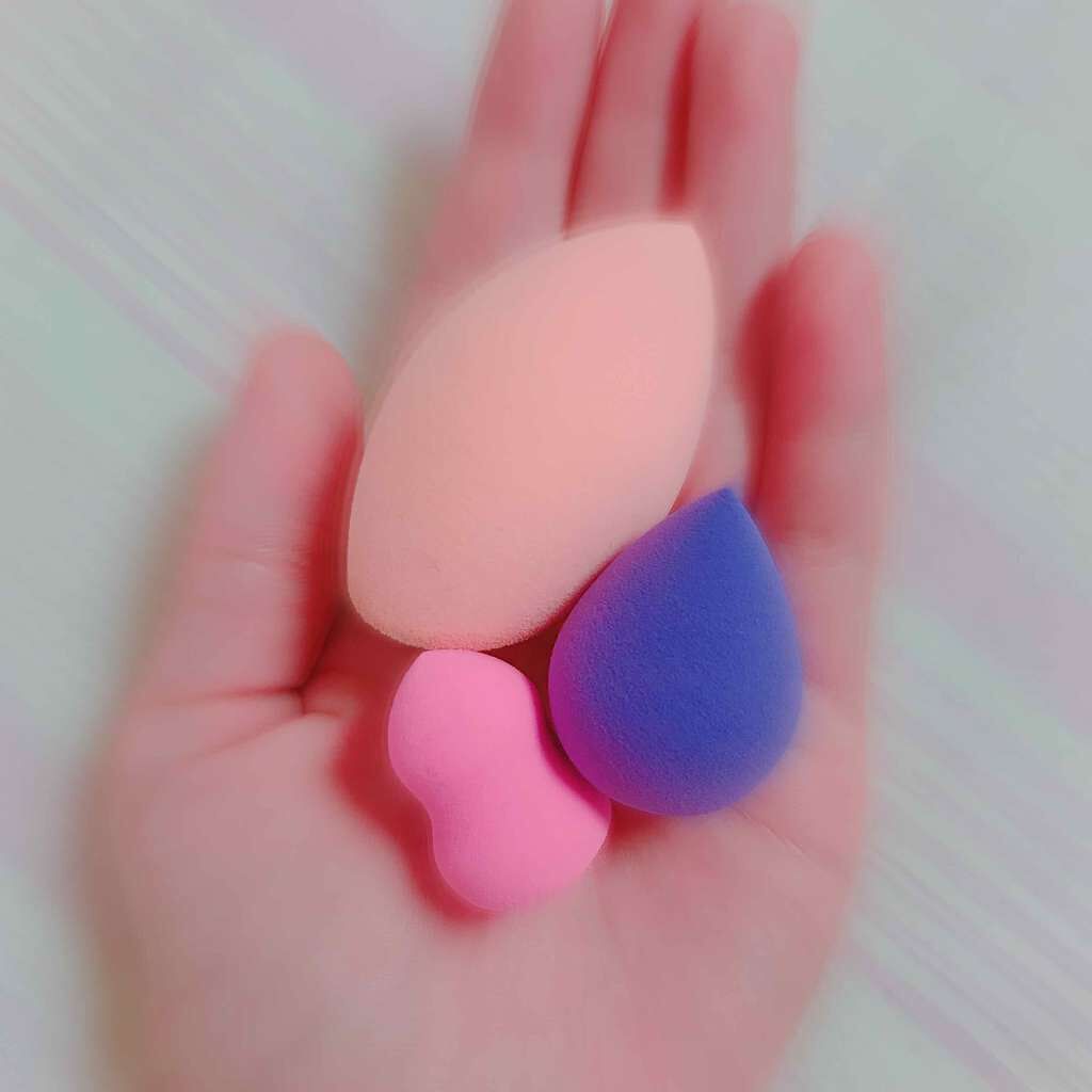 ALBUM 3pieces メェロメイクパフ/MOTE TORICK/パフ・スポンジを使ったクチコミ(4枚目)