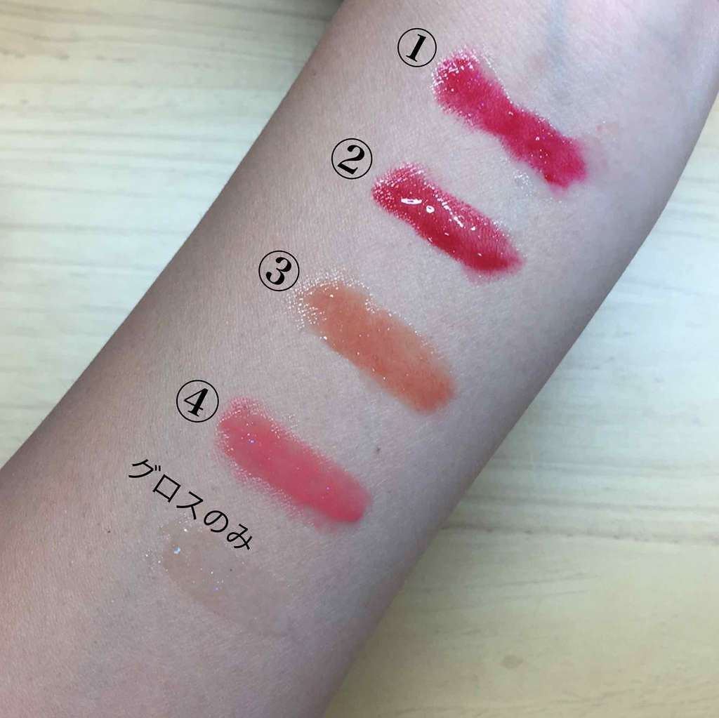 カラーエナメルグロス/KATE/リップグロスを使ったクチコミ(2枚目)