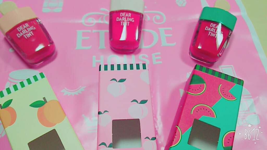 ディアダーリン ウォータージェルティント (アイスティント)/ETUDE/口紅を使ったクチコミ(1枚目)