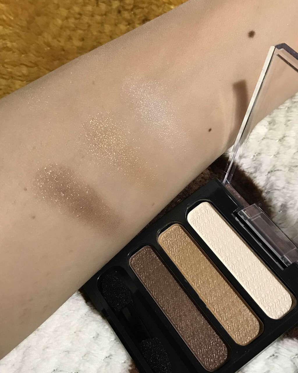 3色アイシャドウ/crayontouch-me/アイシャドウパレットを使ったクチコミ(3枚目)