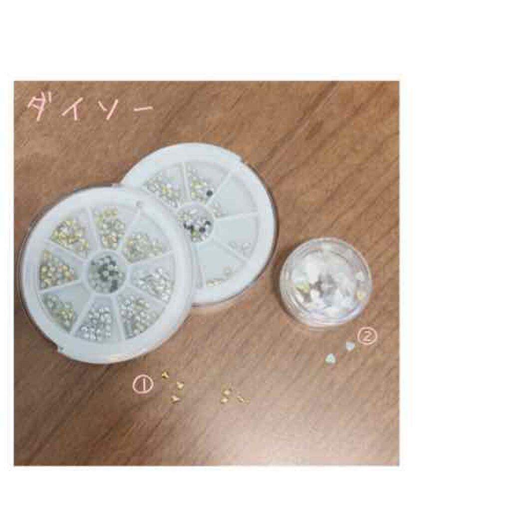 ネイルストーン/DAISO/ネイルチップ・パーツを使ったクチコミ（3枚目）