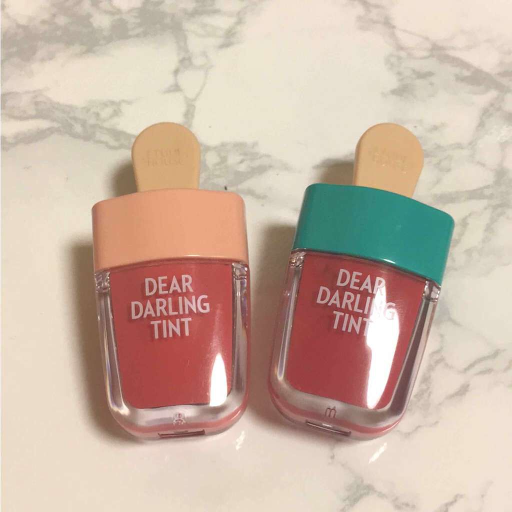 ディアダーリン ウォータージェルティント (アイスティント)/ETUDE/口紅を使ったクチコミ(1枚目)