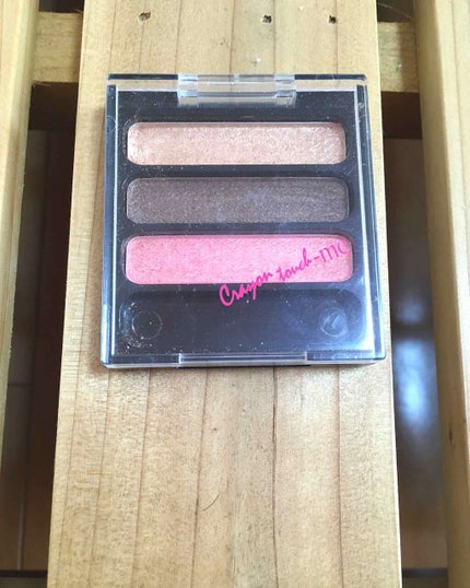 3色アイシャドウ/crayontouch-me/アイシャドウパレットを使ったクチコミ(1枚目)