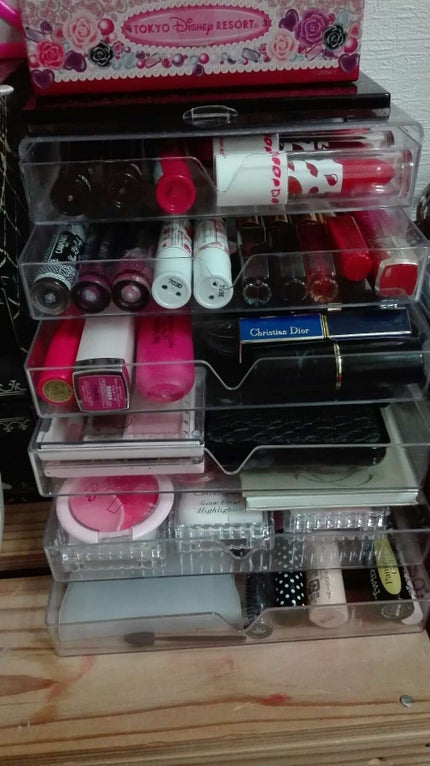 3段式クリアーケース/DAISO/その他化粧小物を使ったクチコミ(3枚目)