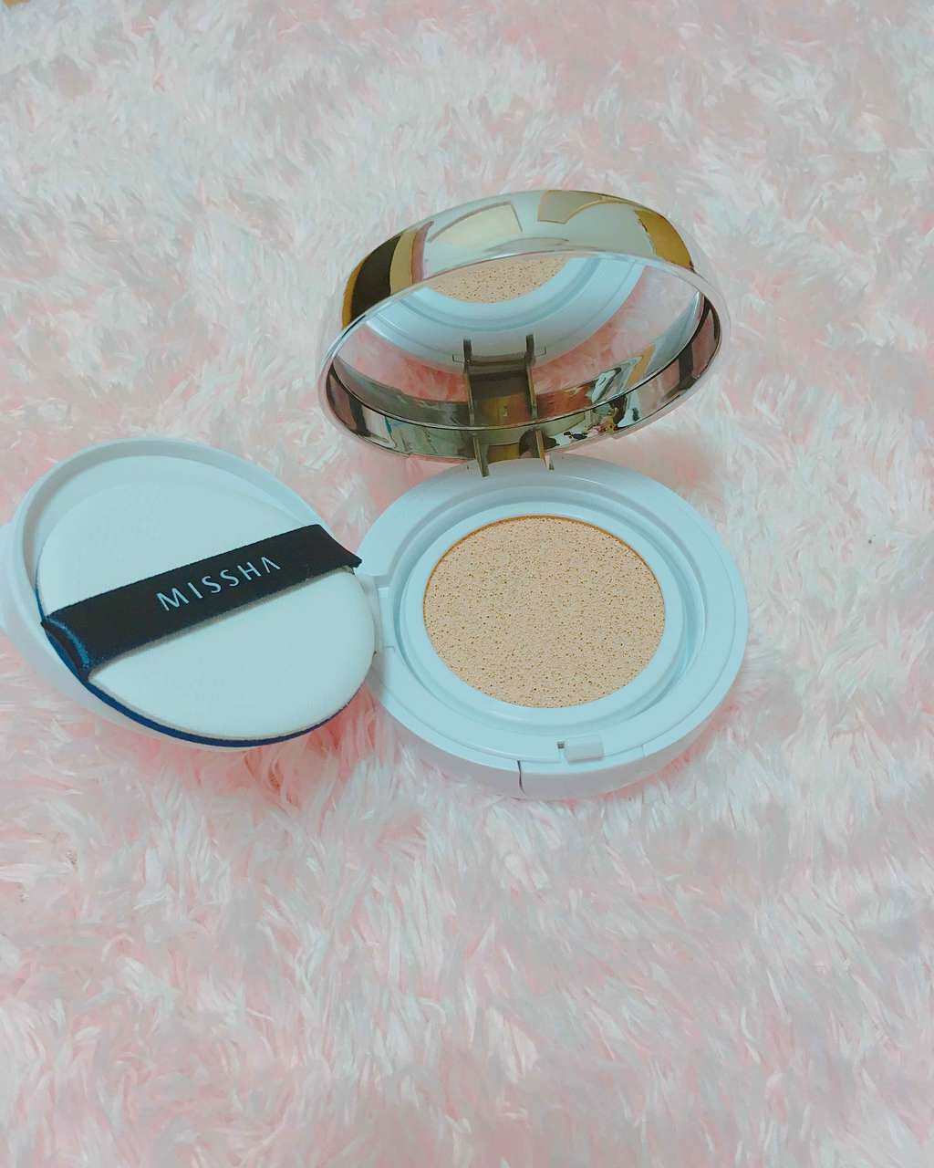 M クッションファンデーション(マット)/MISSHA/クッションファンデーションを使ったクチコミ（2枚目）