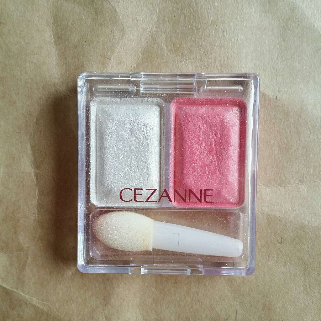ツーカラー アイシャドウ ラメシリーズ/CEZANNE/アイシャドウパレットを使ったクチコミ(1枚目)