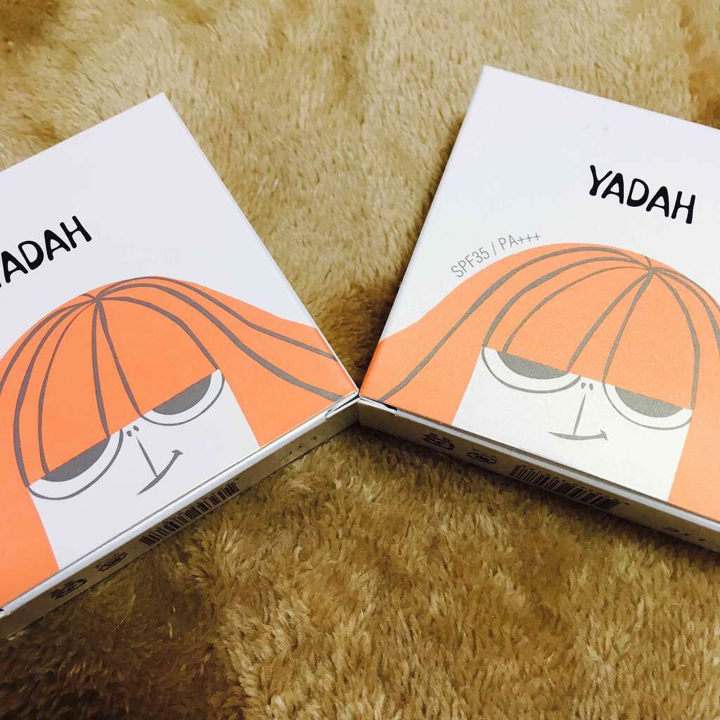 YADAH エア パウダーパクトのクチコミ「✩ YADAH ✩
パケ買いなのですが、
意外と良くてびっくりです！
ミラーがついていて、
パ.....」（1枚目）