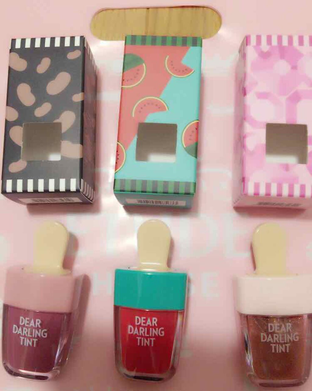 ディアダーリン ウォータージェルティント (アイスティント)/ETUDE/口紅を使ったクチコミ(1枚目)