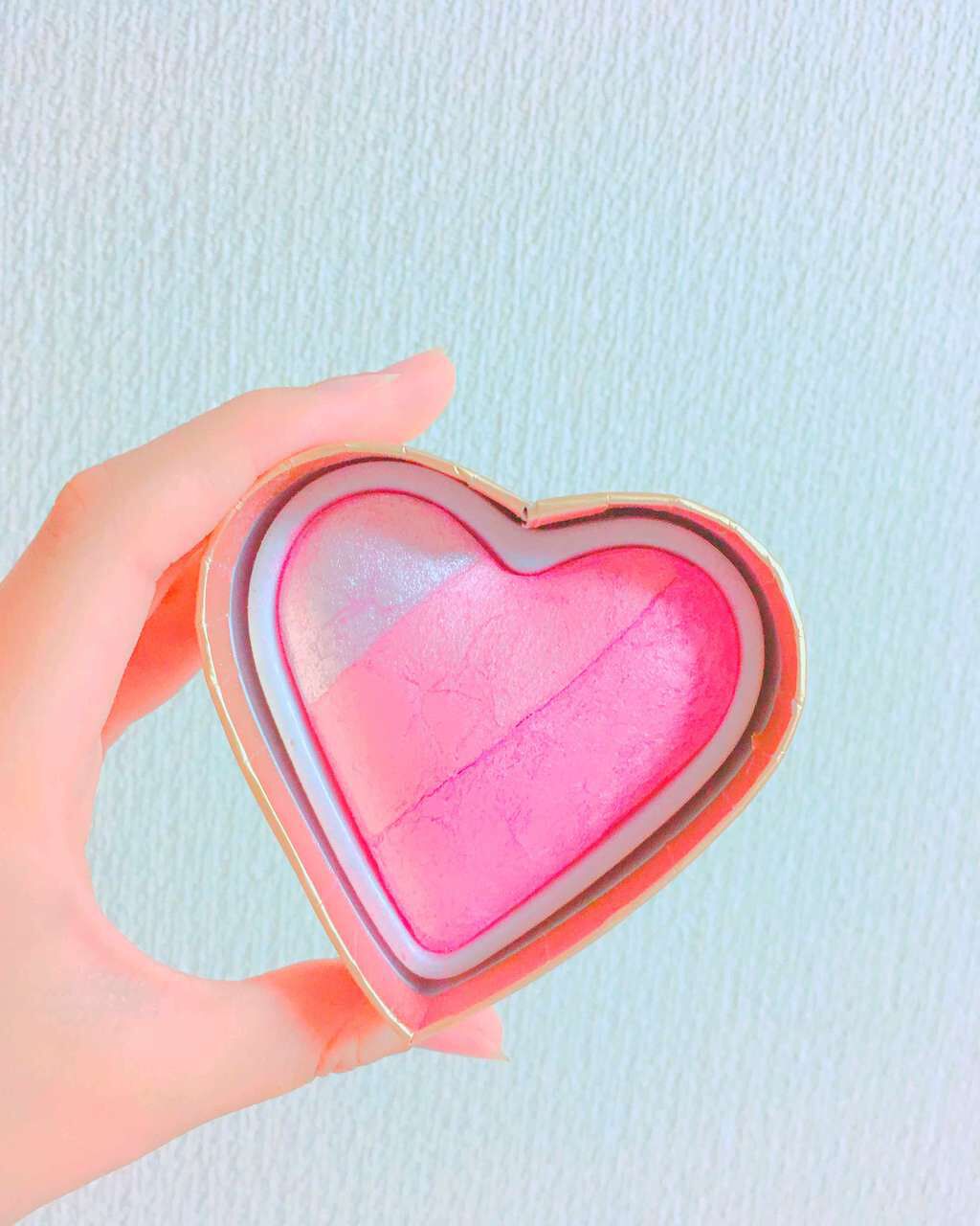 ブラッシング ハート/MAKEUP REVOLUTION/パウダーチークを使ったクチコミ（2枚目）