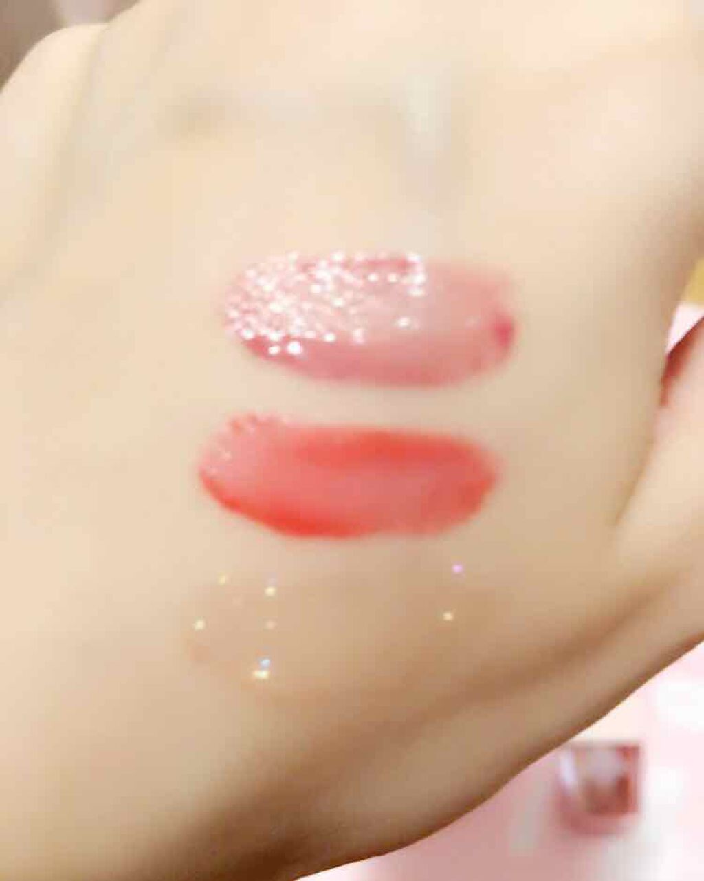 ディアダーリン ウォータージェルティント (アイスティント)/ETUDE/口紅を使ったクチコミ(2枚目)