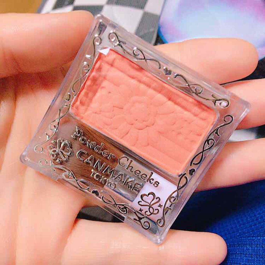 【旧品】パウダーチークス/キャンメイク/パウダーチークを使ったクチコミ（1枚目）