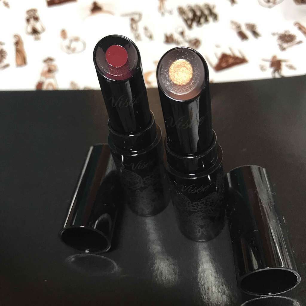 クリスタルデュオ リップスティック/Visée/口紅を使ったクチコミ（1枚目）