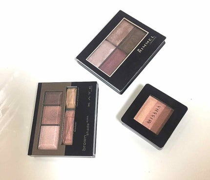 ブラウンシェードアイズN/KATE/アイシャドウパレットを使ったクチコミ(2枚目)