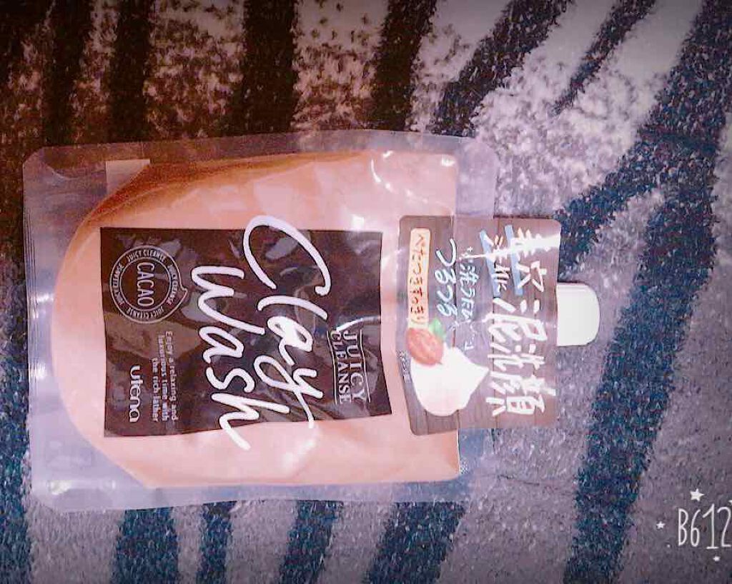 クレイウォッシュ カカオ/ジューシィクレンズ/洗顔フォームを使ったクチコミ(1枚目)