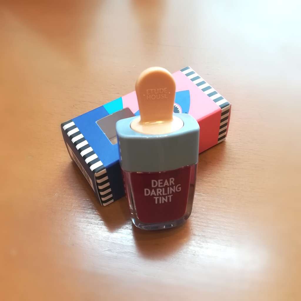ディアダーリン ウォータージェルティント (アイスティント)/ETUDE/口紅を使ったクチコミ(1枚目)